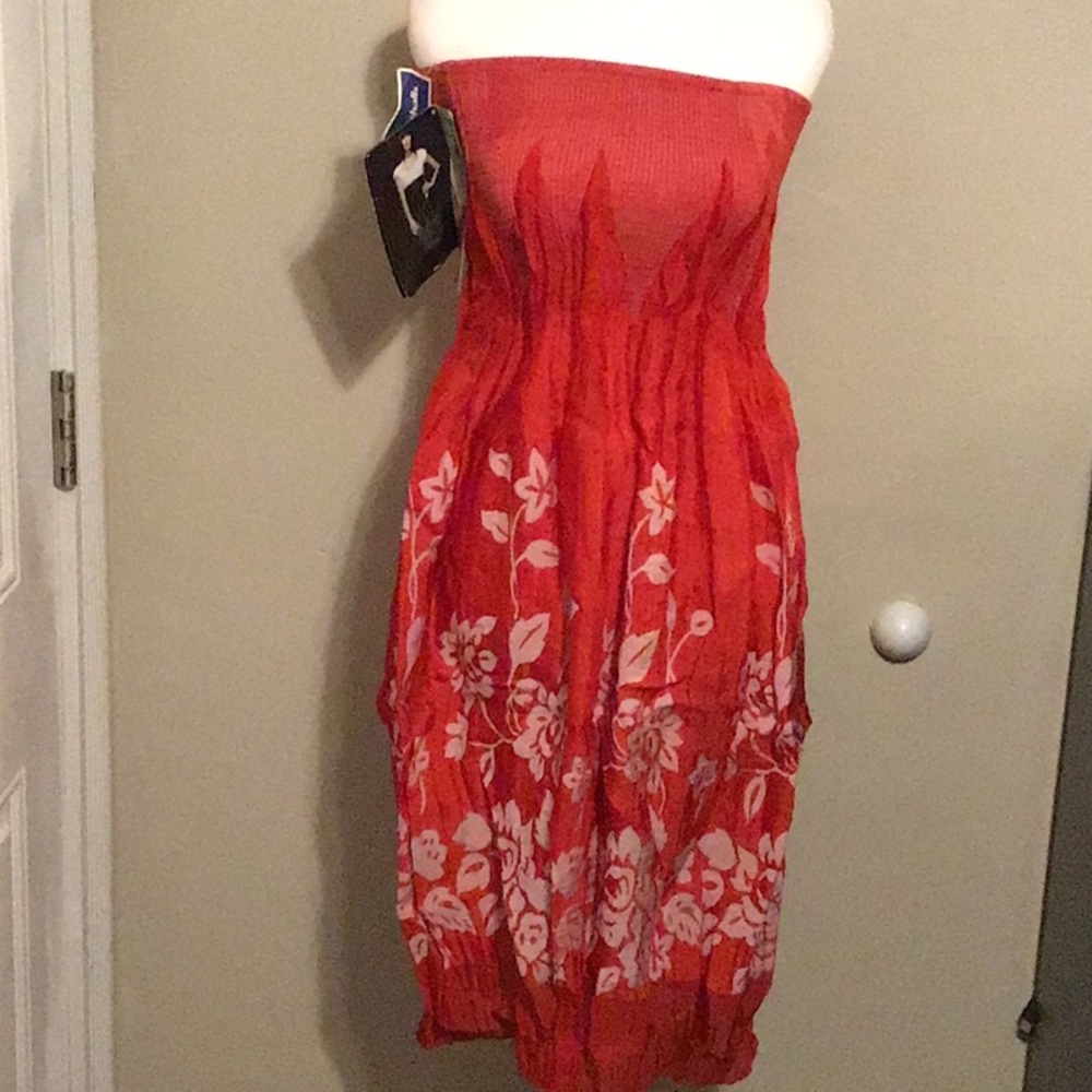 Tube top dress